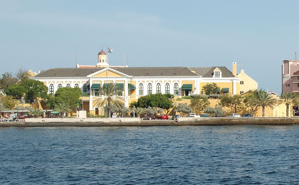 Fort Amsterdam, sede del gobierno de Curazao en Willemstad